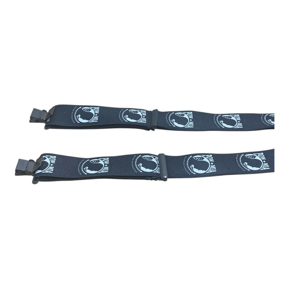 Men's Vintage POW-MIA Black Suspenders - Picture 2 of 5